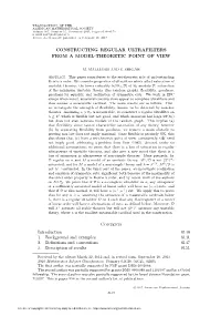 Constructing Regular Ultrafilters from a Model-Theoretic Point of View