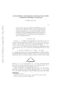 Non-Manifold Monodromy Spaces of Branched Coverings Between Manifolds