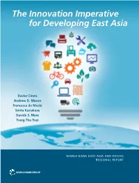 The Innovation Imperative for Developing East Asia