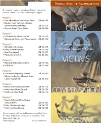 Victims Program Crime