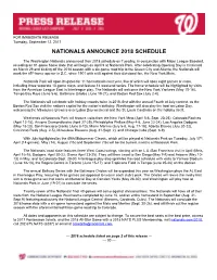 2018 Schedule.Xlsx