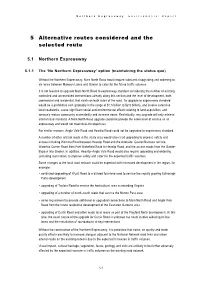 5 Alternative Routes Considered and the Selected Route