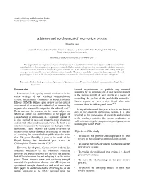 A History and Development of Peer-Review Process
