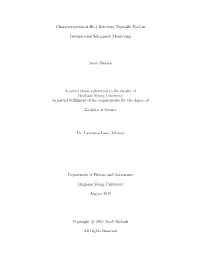 Characterization of He-3 Detectors Typically Used in International