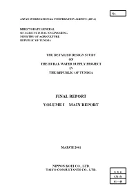 Final Report Volume I Main Report