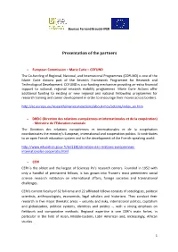 Presentation of the Partners