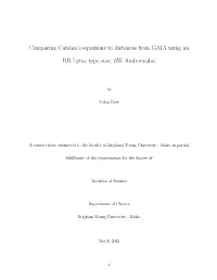 Comparing Catelan's Equations to Distances from GAIA Using an RR