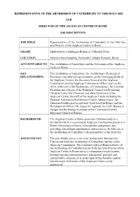 Job Description and Person Specification