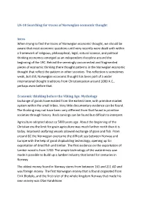 LN-10 Searching for Traces of Norwegian Economic Thought Intro