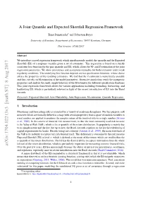 A Joint Quantile and Expected Shortfall Regression Framework
