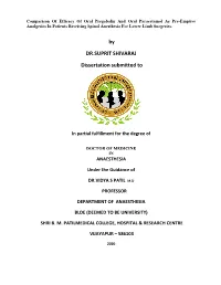 By DR.SUPRIT SHIVARAJ Dissertation Submitted To