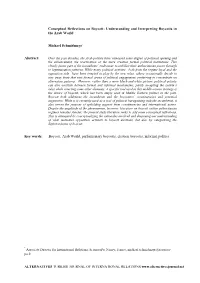 Conceptual Reflections on Boycott: Understanding and Interpreting Boycotts in the Arab World