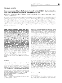Gene Expression Profiling in the Leukemic Stem Cell
