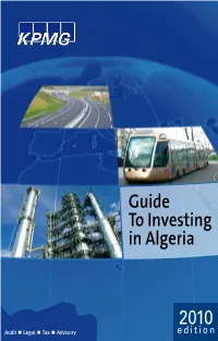 Guide to Investing in Algeria