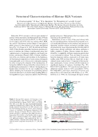 Structural Characterization of Histone H2A Variants
