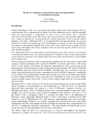 IR and AI: Traditions of Representation and Anti-Representation in Information Processing