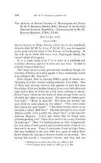 The Botany of Gough Island.I. Phanerogams and Ferns
