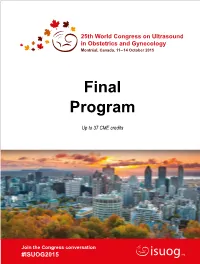 Final Program