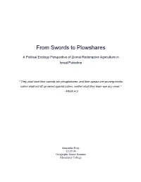 From Swords to Plowshares