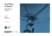 Our Place in Space Space S&T and Applications in the Philippines