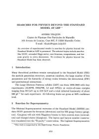 Searches for Physics Beyond the Standard Model at Lep *