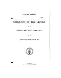 1914 Annual Census Report