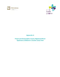 Appendix a Flood and Geomorphic Issues Highwood River Upstream Of