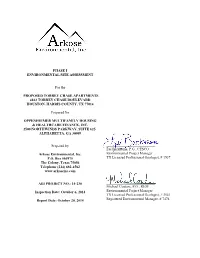 PHASE I ENVIRONMENTAL SITE ASSESSMENT for the PROPOSED