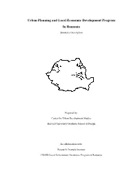 Urban Planning and Local Economic Development Program in Romania