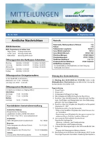 Mitteilungen