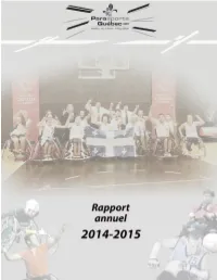 Rapport Annuel 2014-2015.Pub