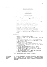 States Greffe Minutes