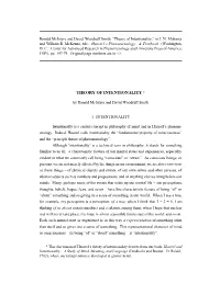 Theory of Intentionality *