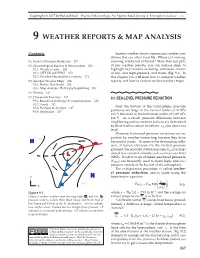 9 Weather Reports & Map Analysis