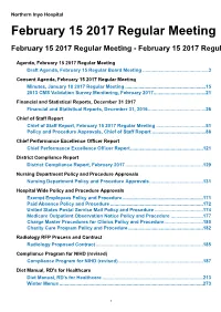 February 15 2017 Regular Meeting