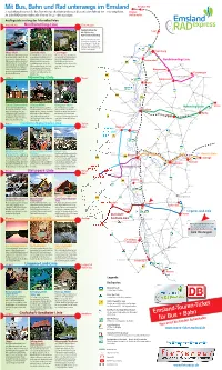 Mit Bus, Bahn Und Rad Unterwegs Im Emsland Emden Hbf Je Nach Wunsch Starten Sie Ihre Tour Mit Bus Oder Bahn Und Setzen Diese Mit Dem Fahrrad Fort - Oder Umgekehrt