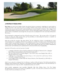 A Profile of Rees Jones