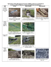 Best Management Practices to Erosion and Sediment Control On