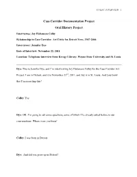 Cass Corridor Documentation Project
