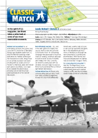 Classic Match Report