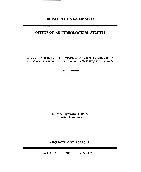 Museum of New Mexico Office of Archaeological Studies