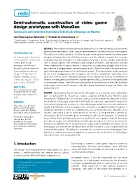 Semiautomatic Construction of Video Game Design Prototypes With