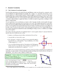 3 Analytic Geometry