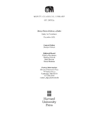 Murty Classical Library of India Guide for Translators December 2015