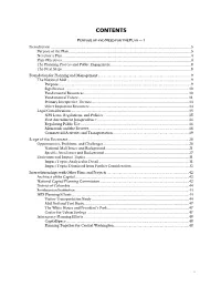 PURPOSE of and NEED for the PLAN — 1 Introduction