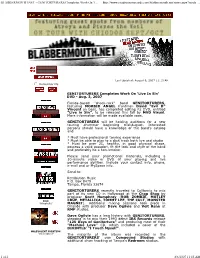 BLABBERMOUTH.NET - GENITORTURERS Completes Work on 'L