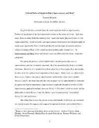 Discussion of Jaegwon Kim's Supervenience and Mind