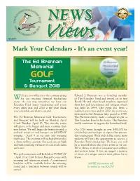 Mark Your Calendars - It’S an Event Year!