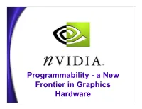 Programmability