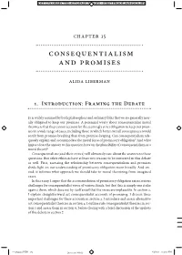 Consequentialism and Promises
